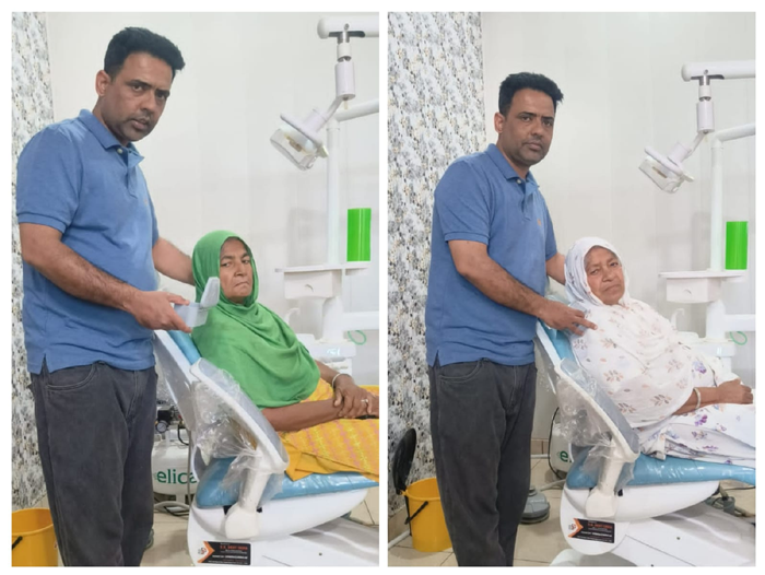 Dera Loh Langar Kutia Sant Bishan Singh Ji Nangal Khurd Dispensary gave free teeth